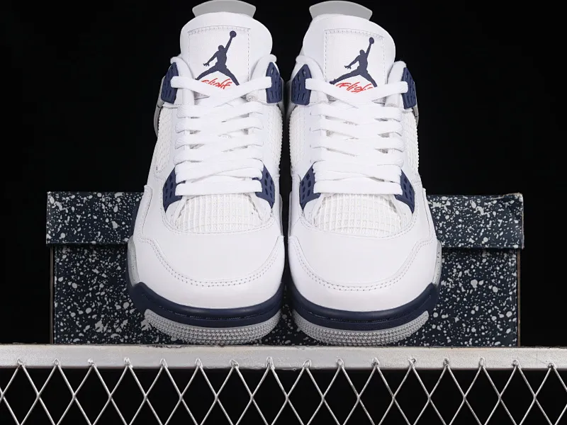 All categories Air Jordan Jordan series basketball shoes Air Jordan 4 OG version Air Jordan 4 Retro "Midnight Navy" AJ4 Joe 4 Midnight Blue Men's cultural basketball shoes DH6927-140